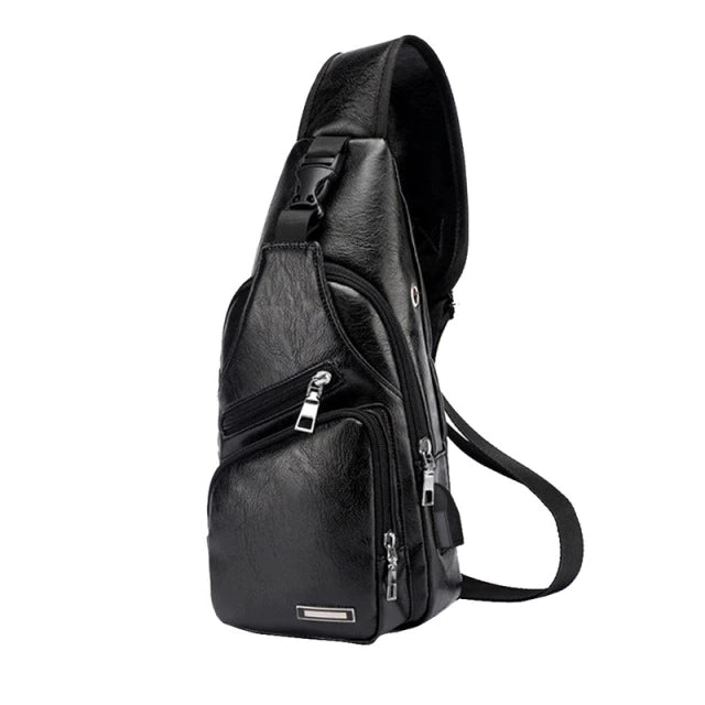 Men Leather Crossbody Bags - Image 7