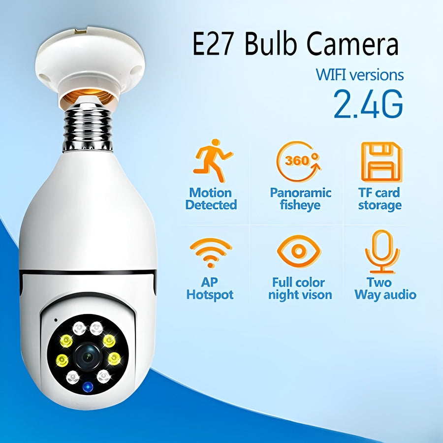 360 Wifi Light Bulb Auto Tracking Camera - Image 4