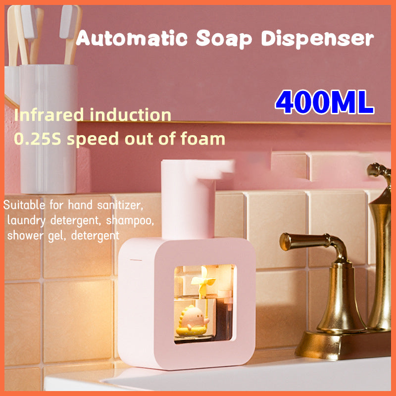 Cute Pet Transparent Automatic Soap Dispenser - Image 6