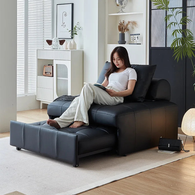 Luxury Pull-Out Leg Resting Retractable Ergonomic Sofa - Image 1