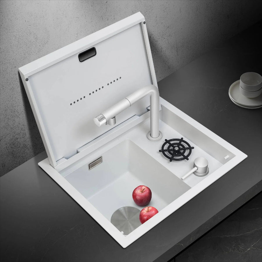Sleek Multifunctional Cup Washer Modern Hidden Sink - Image 0