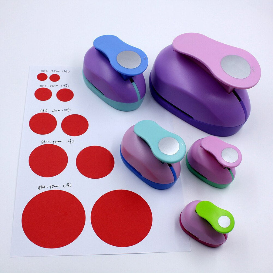 Round Paper Craft Hole Punch Tool - Image 1