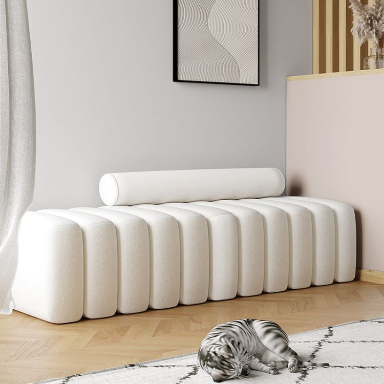 Nordic Style Elegant Living Room Ottoman Hallway Bench - Image 1
