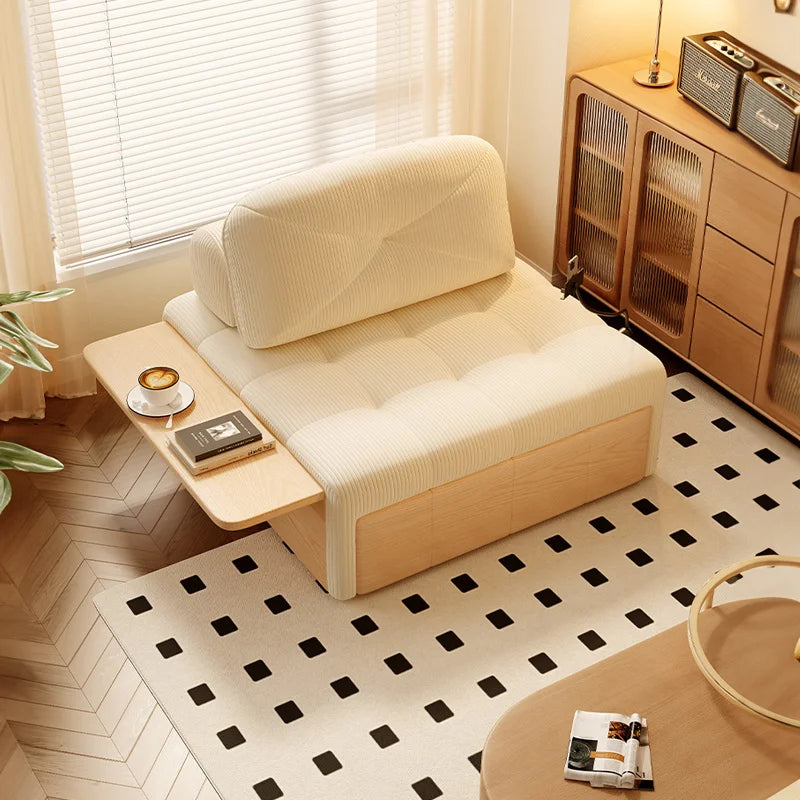 Cloud Soft Convertible Single Sofa Bed Lounge Chair - Image 1