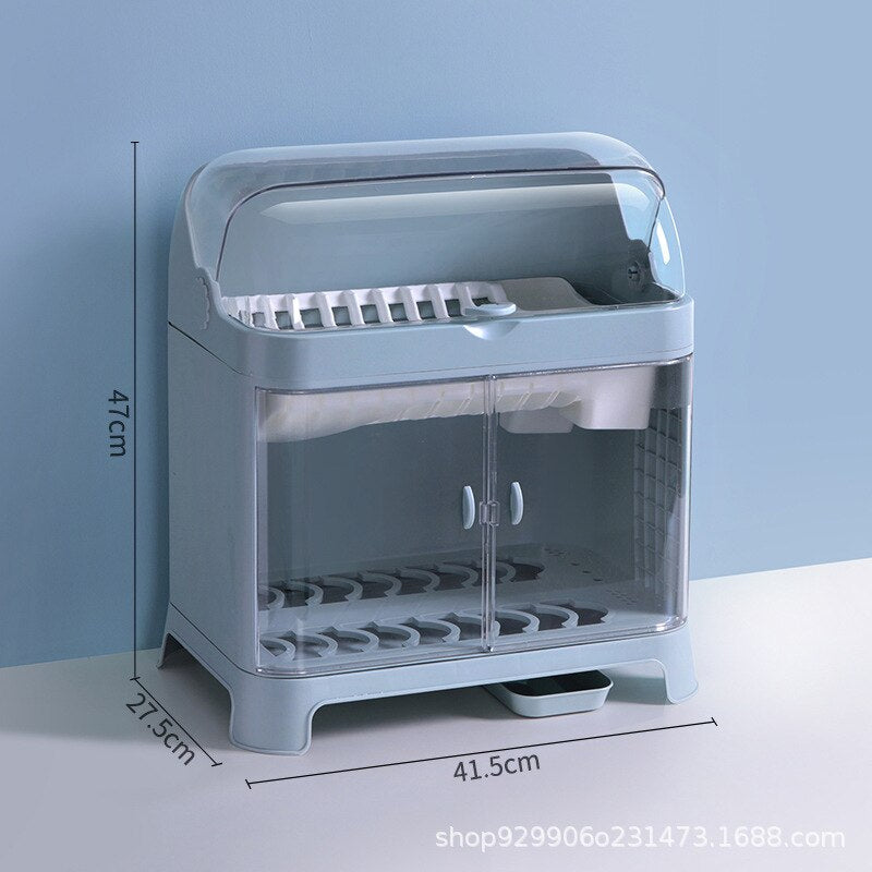 Dustproof Dish Organizer Drying Rack - Image 7