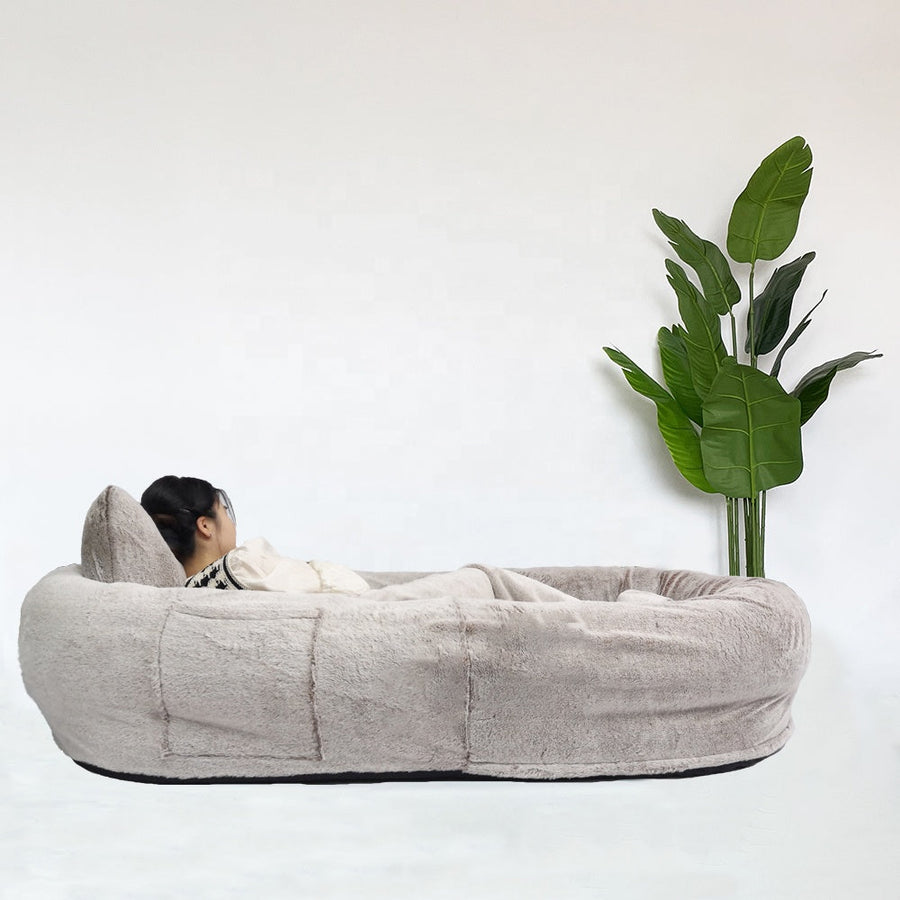 Washable Orthopedic Memory Foam Comfy Floor Bed - Image 1