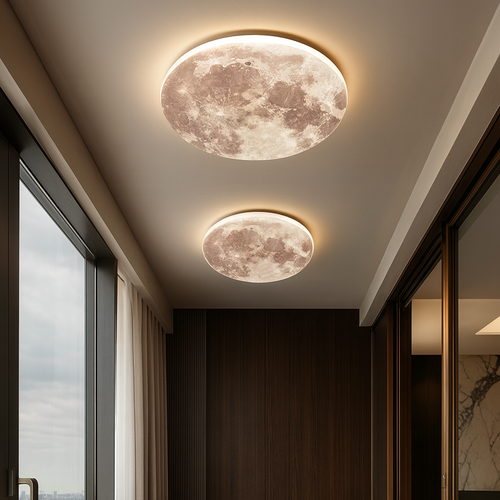 Moon Surface Artistic Modern Ceiling Lamp - Image 0
