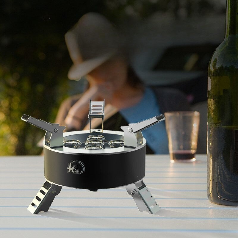 Ultra Light Camper Foldable Windproof Gas Stove - Image 2