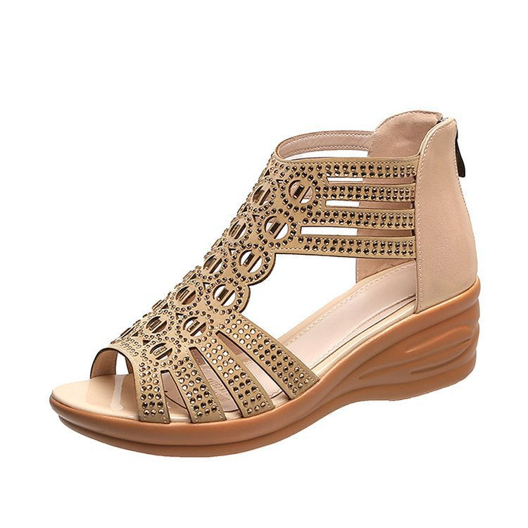 Daytime Walk City Comfy High Heel Women Slippers - Image 7