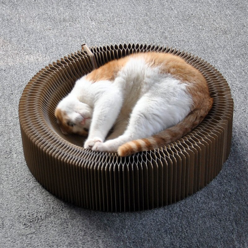 Cat Scratcher Board Accordion Bed - Image 0