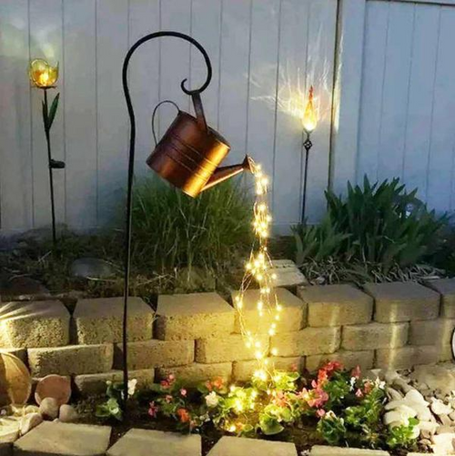 Star Shower Garden Art LED Light Decoration - Image 0