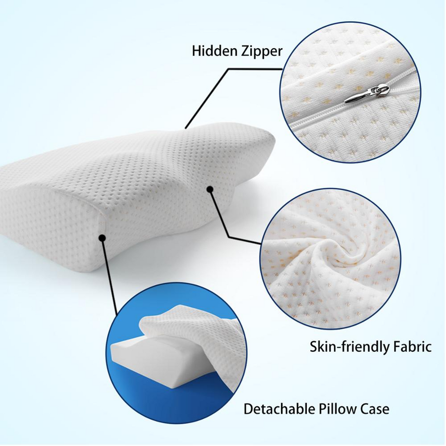 Neck Support Memory Foam Pillow - Image 2