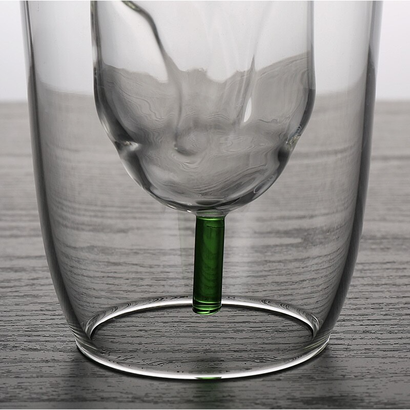 Flower Pattern Double-Layer Glass - Image 1