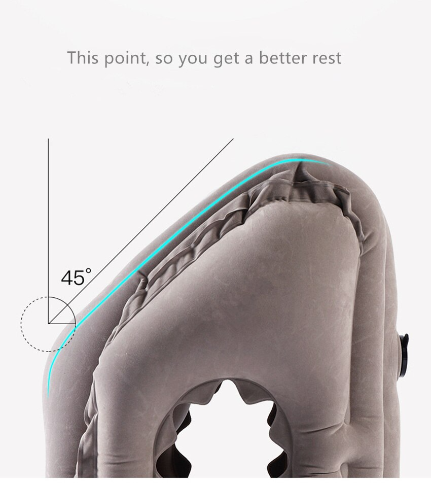 Inflatable Headrest Travel Pillow - Image 1