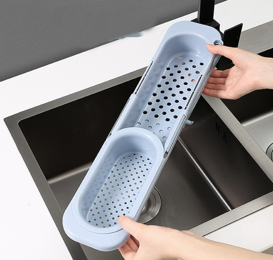 Kitchen Retractable Sink Rack Organizer - Image 8