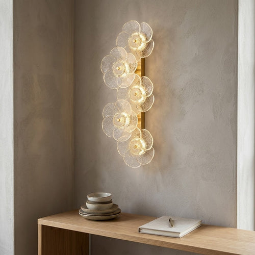 Bloom Light Glass Flower Wall Lamp - Image 0