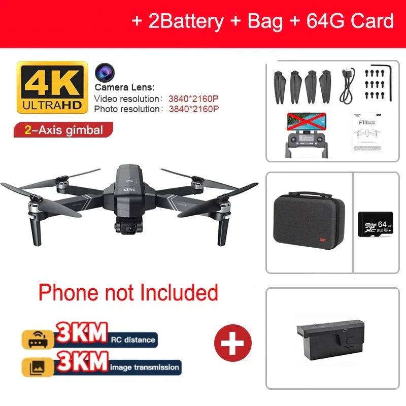 Sky Tech 4G 2-Axis Stable Gimbal Drone - Image 6