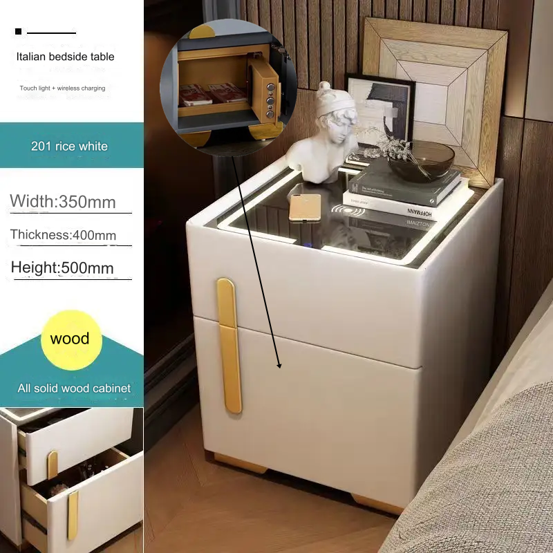 Creative Multifunctional Smart Bedside Speaker Table - Image 25