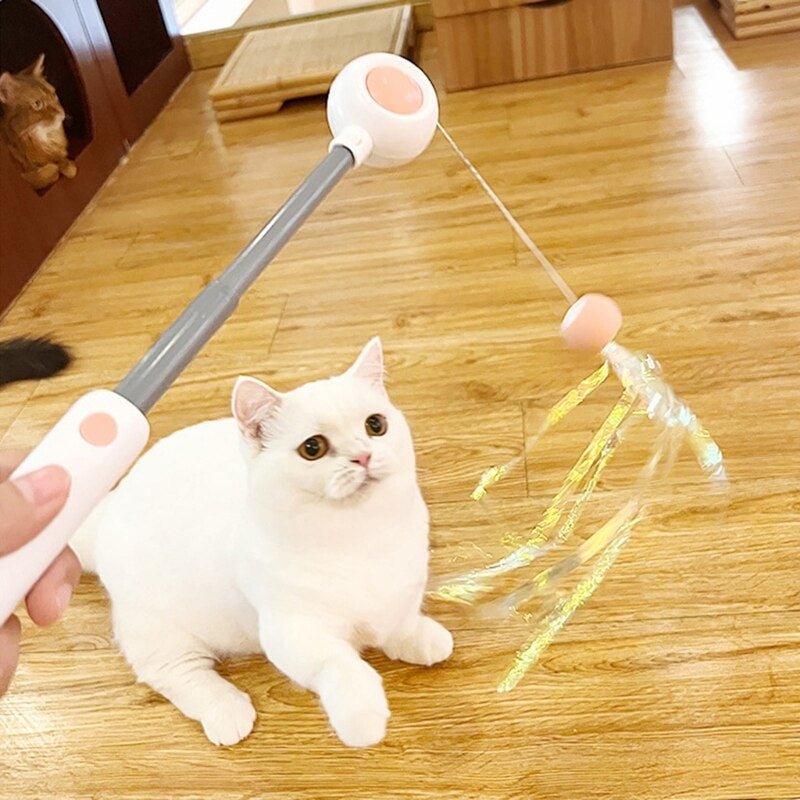 Interactive Cat Teaser Stick Toy - Image 1