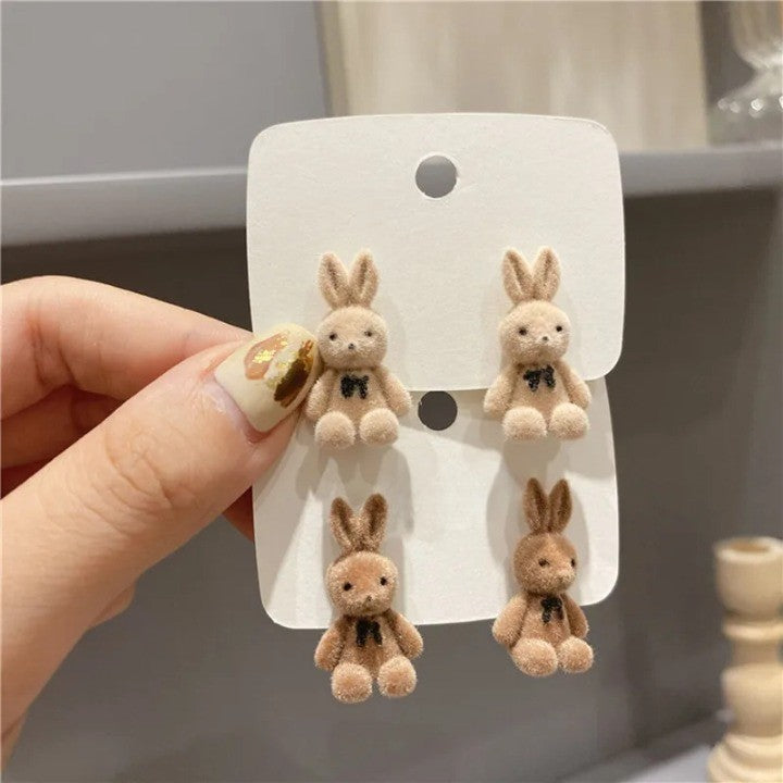 Happy Bear Plush Bear Earrings - Image 3