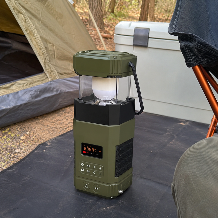 Blackout Solar Emergency Light Bluetooth Speaker