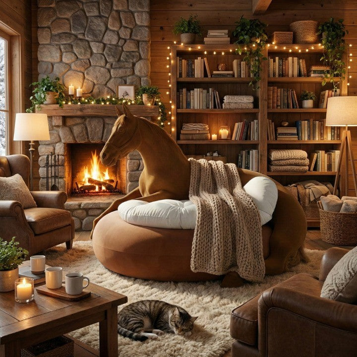 Cozy Horse Relaxation Sofa Chair - Image 1