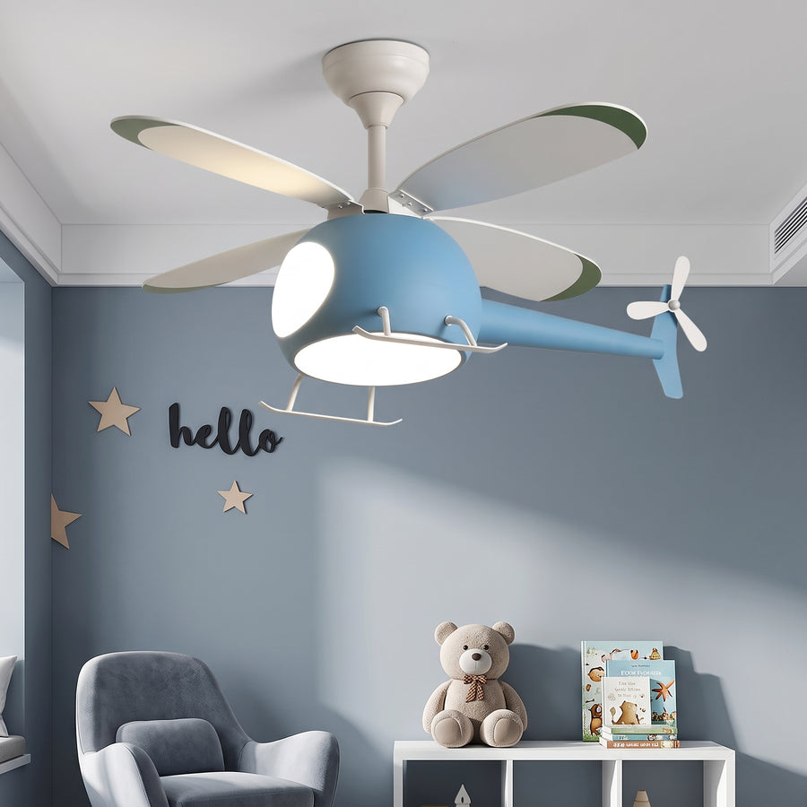 Sky Patrol Children Bedroom Ceiling Fan Light