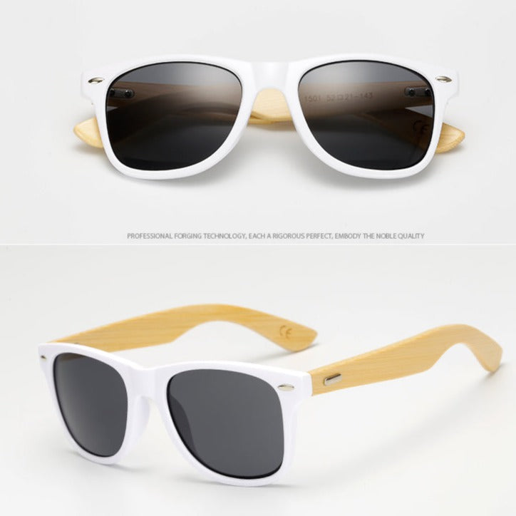 Bamboo Retro Wood Sunglasses - Image 1