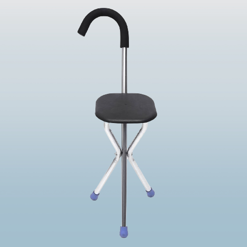 2 In 1 Portable Lightweight Walking Stick With Chair - Image 0