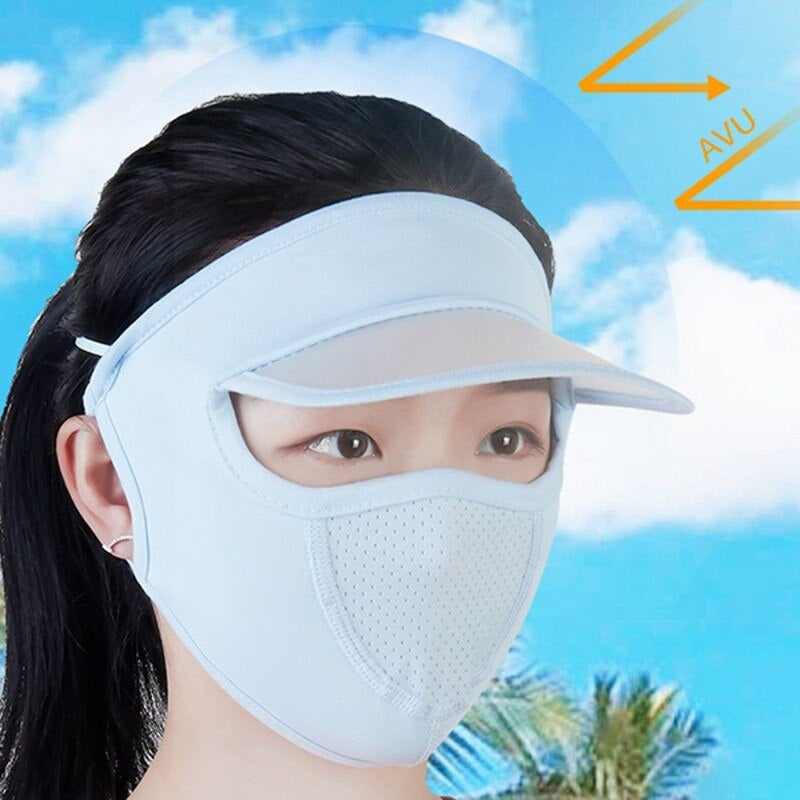 Breathable UV Protection Outdoor Sun Hat Mask - Image 0