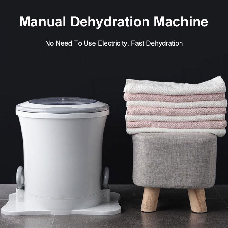 Compact Dry Manual Electric-free Dehydrator Washing Machine - Image 1