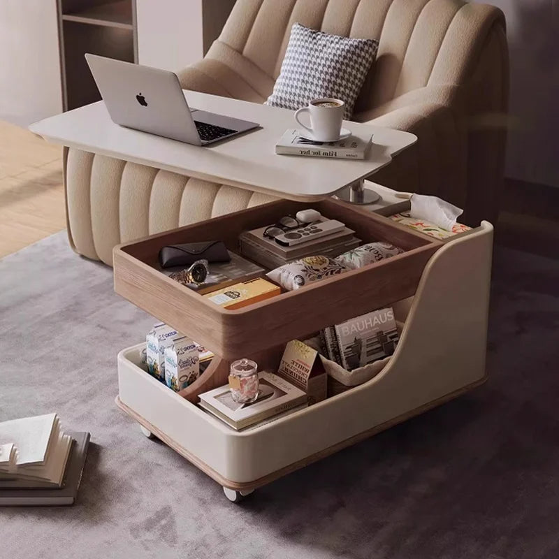 Space Saving Creative Movable Coffee Side Table - Image 1