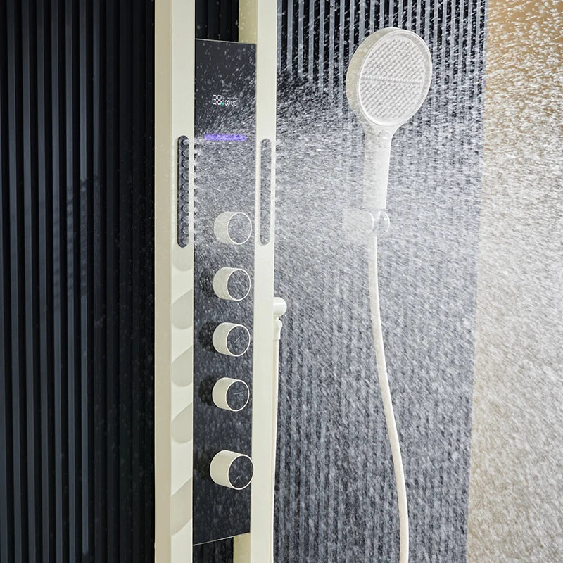 Nordic Rain LED Thermostatic Waterfall Shower Set - Image 1