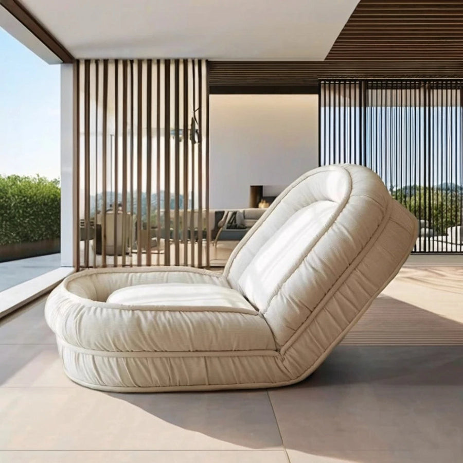 Nordic Style Foldable Lazy Single Recliner Sofa Bed - Image 5
