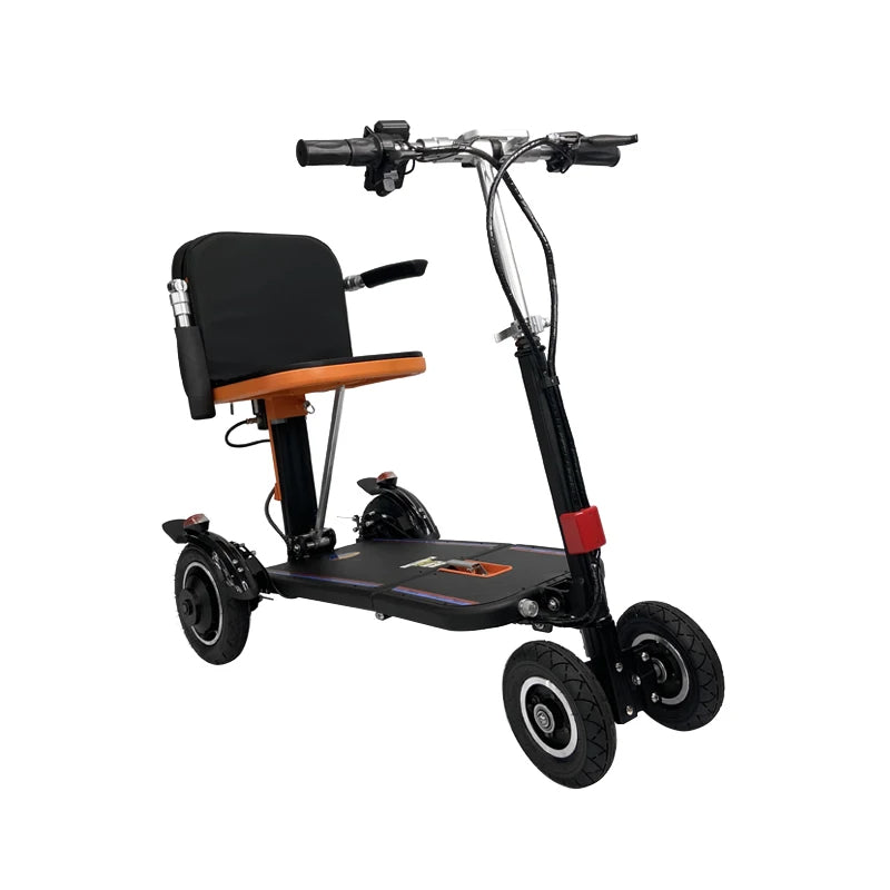 Foldable 4-Wheel Electric Elderly Mobility Scooter - Image 5