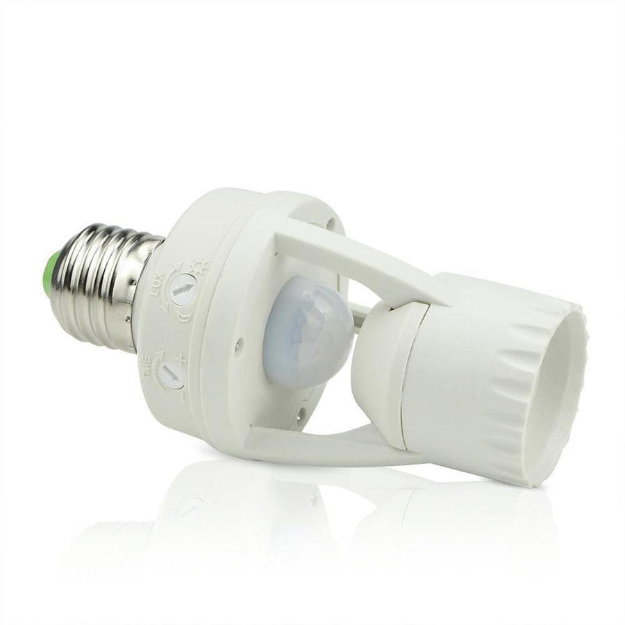 360 Rotating Motion Sensor Socket Switch Led Bulb Base - Image 3