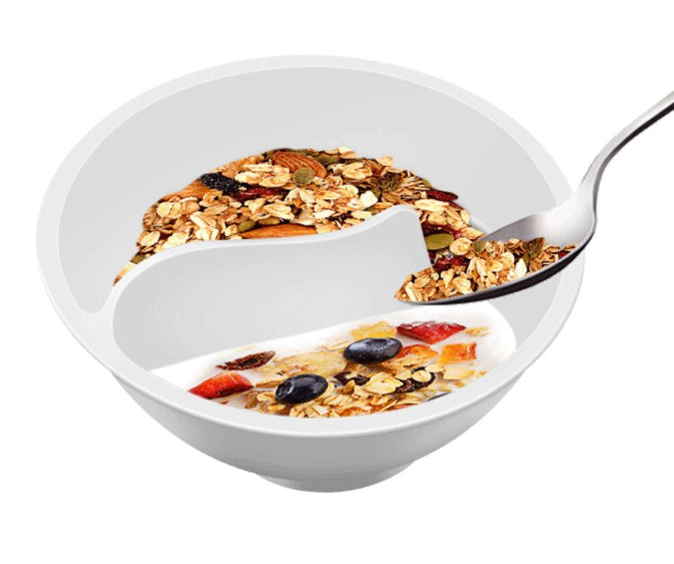 Creative Separated Double Bowls With Handle - Image 2
