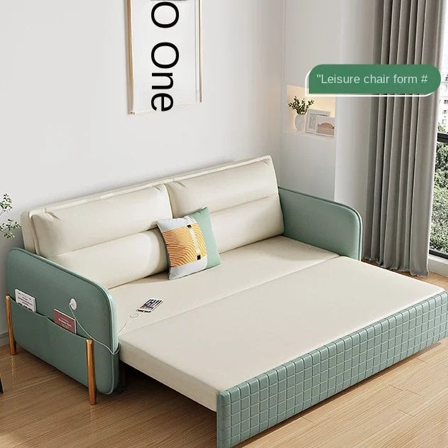 Modern Space-Saving Convertible Japanese Reclining Sofa Bed - Image 3