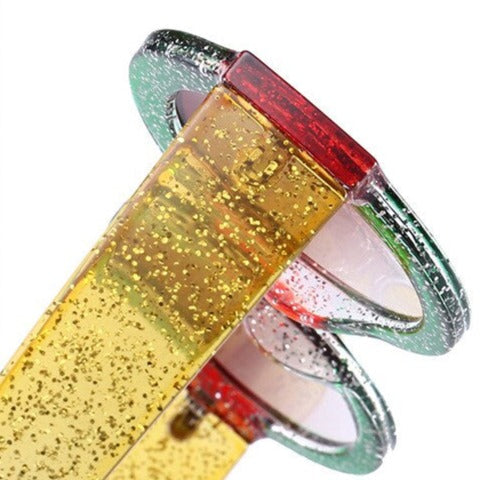 Designer Red Green Black Circle Sun Glasses - Image 1
