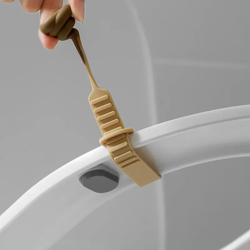 Poop Shape Silicone Toilet Lid Lifter - Image 1