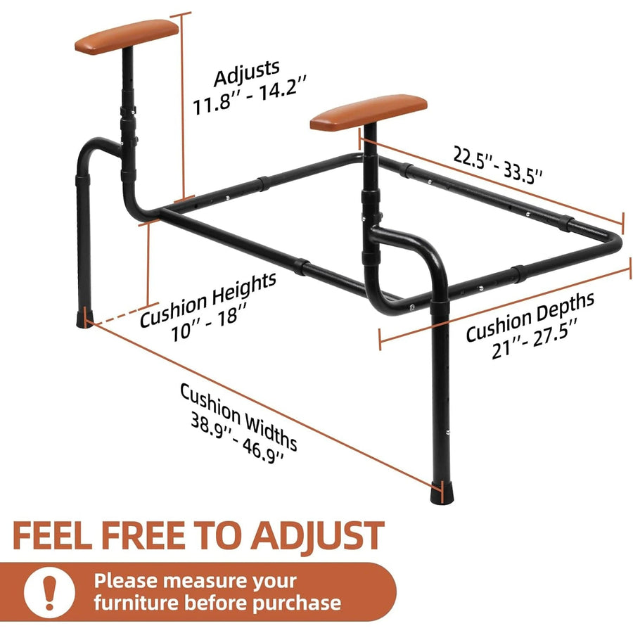 Senior Standing Aid Adjustable Couch Assist Rail - Image 3
