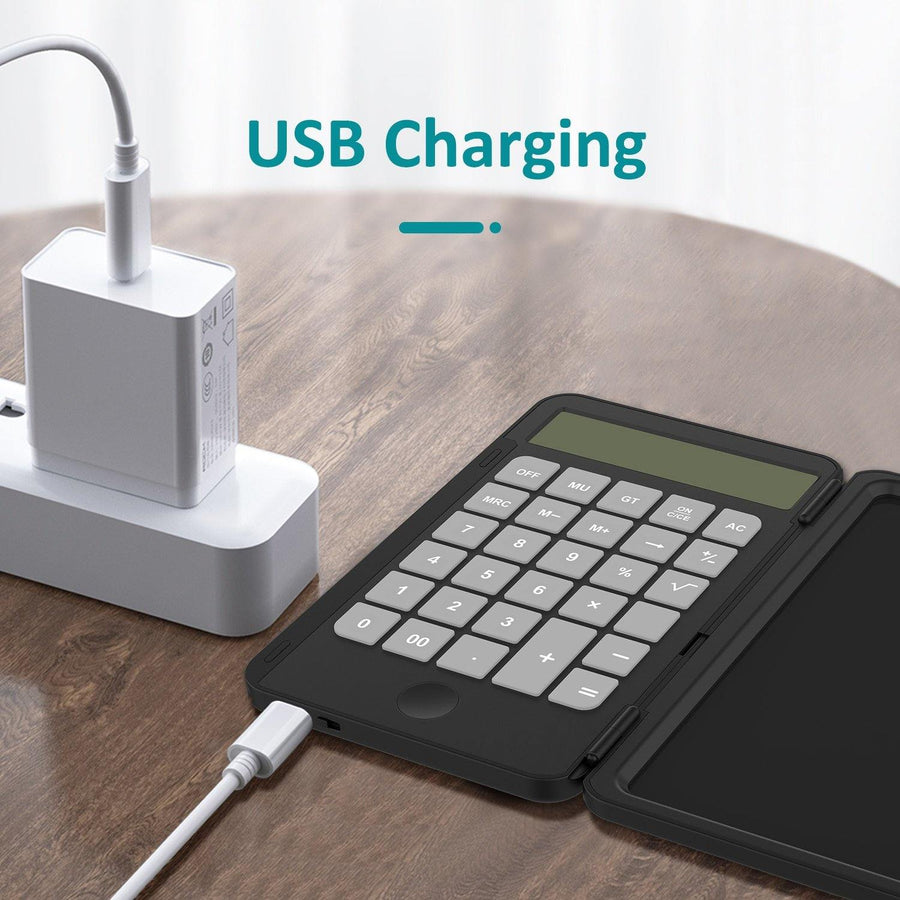 USB Rechargeable Digital Notepad Calculator - Image 11