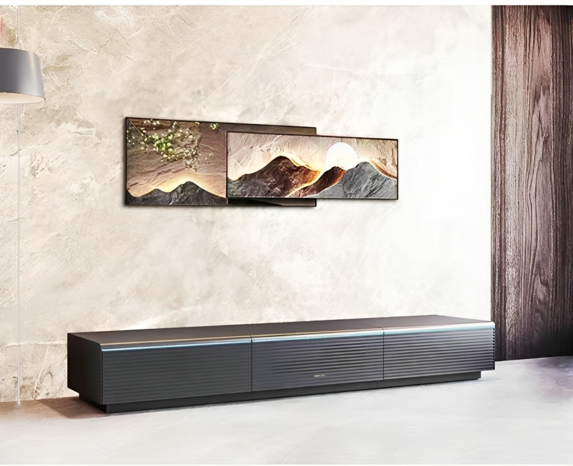 Ultra-Modern Motorized Screen Laser TV Console Cabinet - Image 3