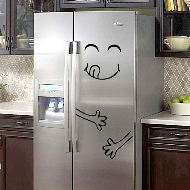 Cute Happy Fridge Decal - Image 4