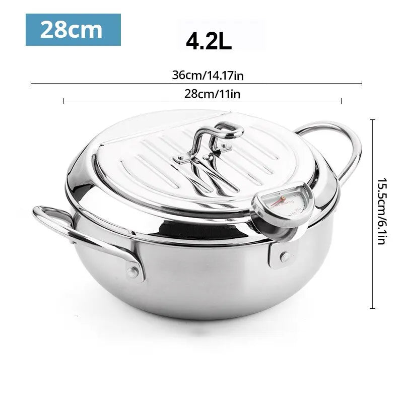 Japanese Style Deep Frying Pot - Image 7