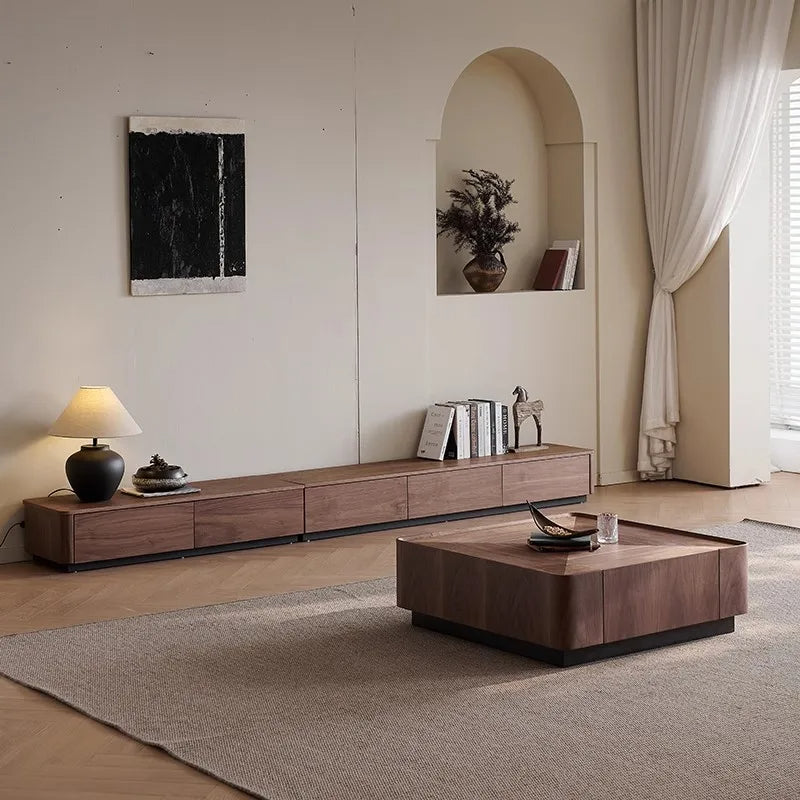 Hidden Drawers Elegant Italian Style Coffee Table - Image 7