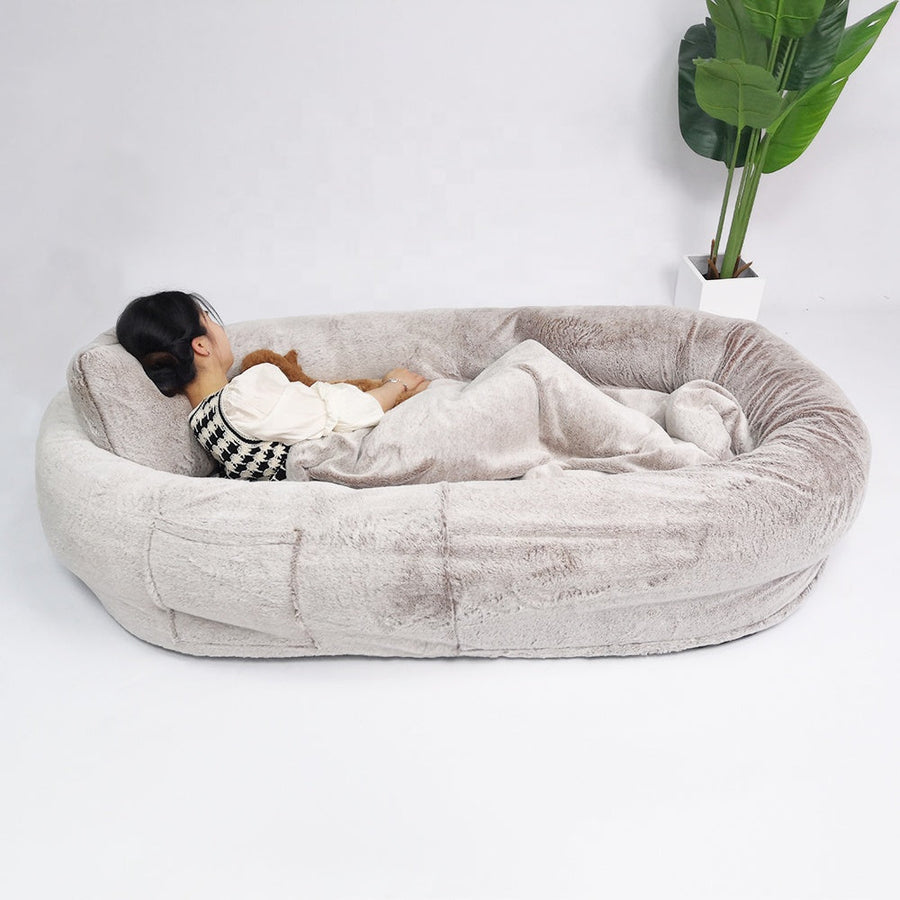 Washable Orthopedic Memory Foam Comfy Floor Bed - Image 0