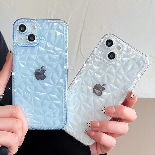 Transparent Geometric Stylish 3D Look iPhone Cases - Image 0