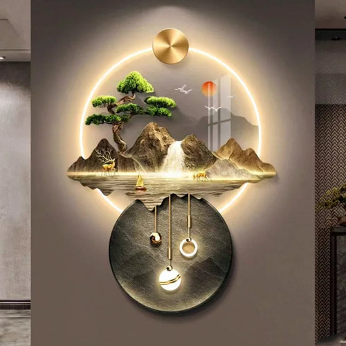 Luxury Landscape Relaxing Modern Decorative Lamp - Image 0