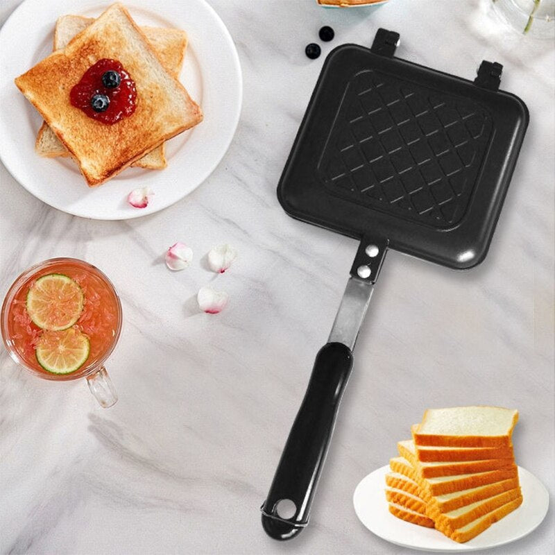 Double Sided Non-Stick Sandwich Maker Pan - Image 11